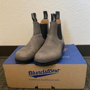 Blundstone Unisex Chelsea Pull-On Boots (Steel Grey)